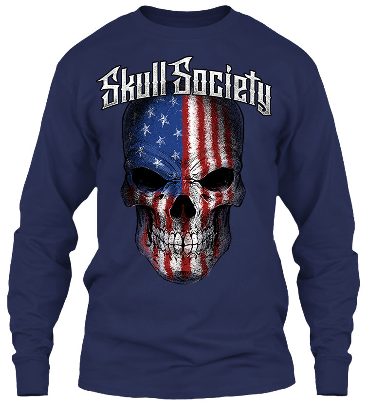 Skull Society Stars & Stripes (Front Print)