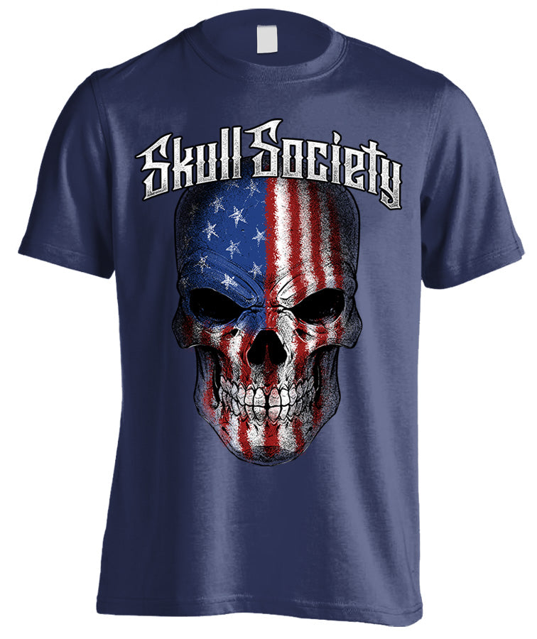 Skull Society Stars & Stripes (Front Print)