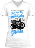 One Thing I Love More Than Motorcycles Is Being A Grandma Blue (Ladies)