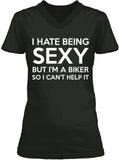 T-shirt - I Hate Being Sexy But I'm A Biker (Ladies)
