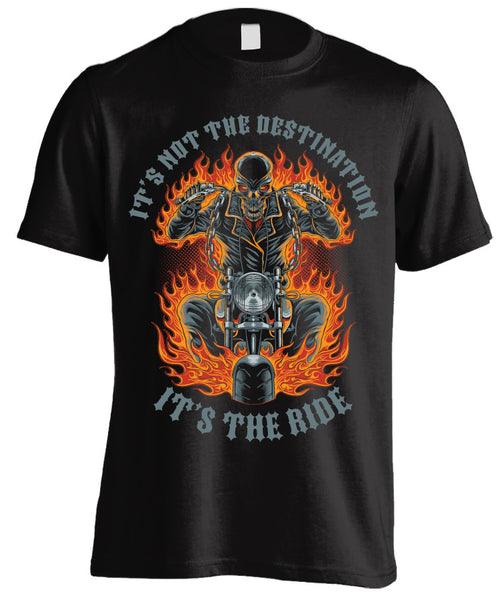 T-shirt - It's Not The Destination, It's The Ride (Front Print)