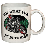Oh What Fun It Is To Ride Christmas Mug