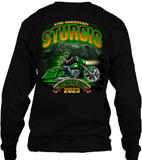 2023 Sturgis Motorcycle Rally Green Skeleton Rider - 83rd Anniversary