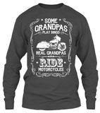 T-shirt - Real Grandpas Ride Motorcycles (Front Print)