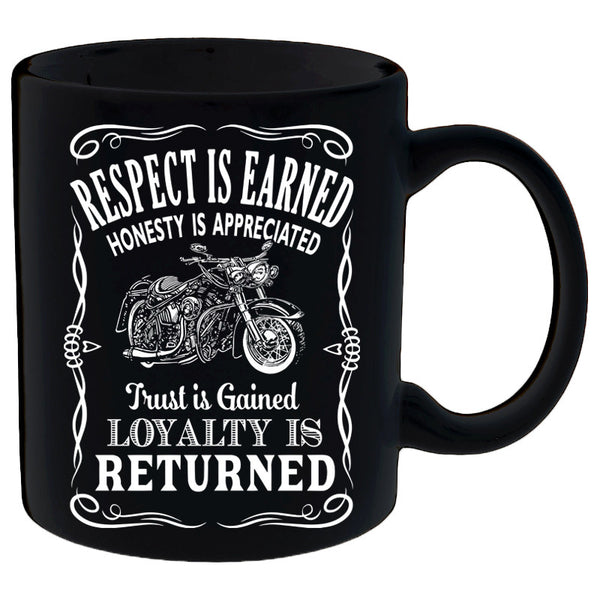 Respect Is Earned Loyalty is  Appreciated Mug