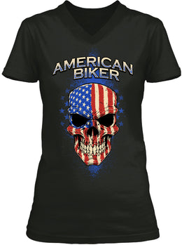 American Biker Skull (Ladies)