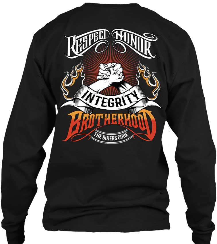 T-shirt - The Bikers Code Brotherhood