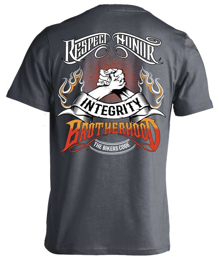 T-shirt - The Bikers Code Brotherhood