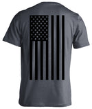 Gray American Flag T-shirt