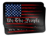 We The People American Flag Decal
