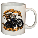 Coffee Mug - Don't Mess With Old Bikers We Don't Just Look Crazy Mug