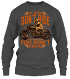 If You Don't Ride, You Don't Know (Front Print)