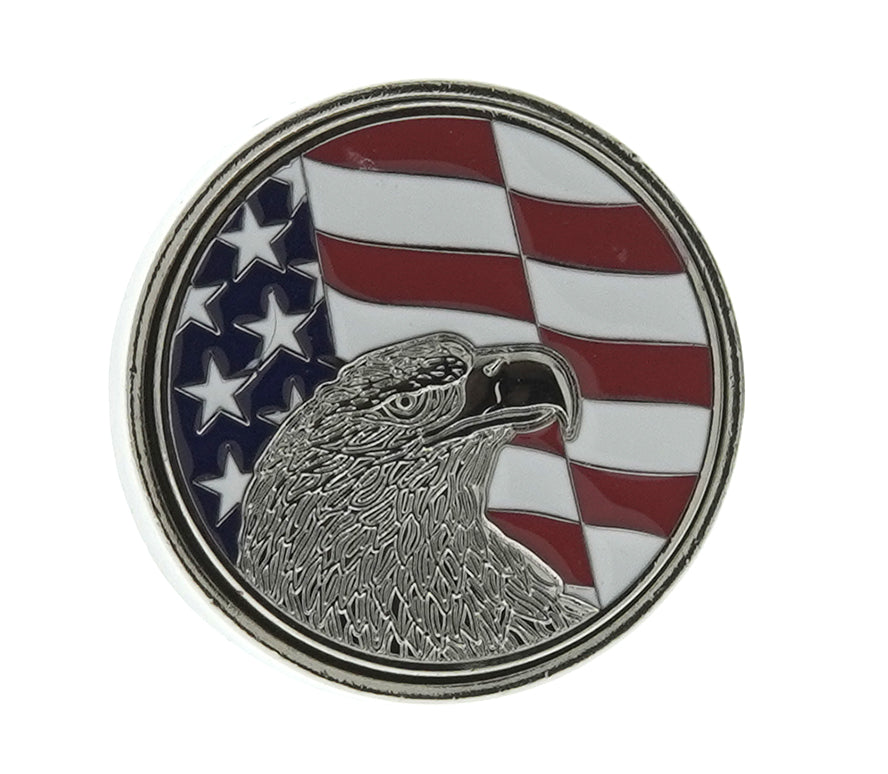 American Flag Eagle Motorcycle License Plate Bolts