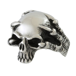 Stainless Steel Ghost Crawler Skull Ring