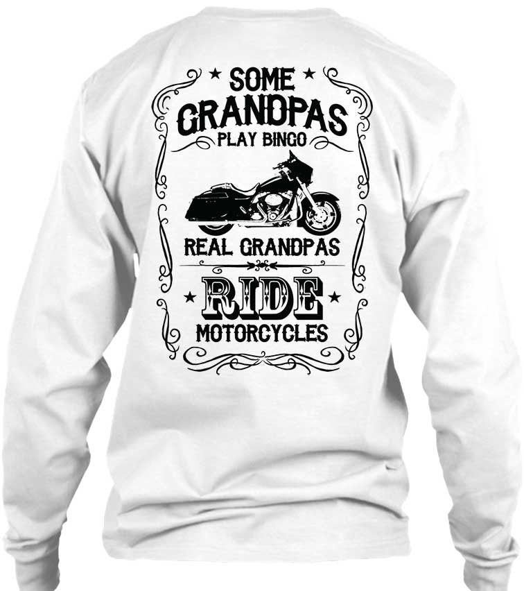 T-shirt - Real Grandpas Ride Motorcycles