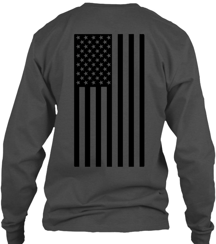 Gray American Flag T-shirt