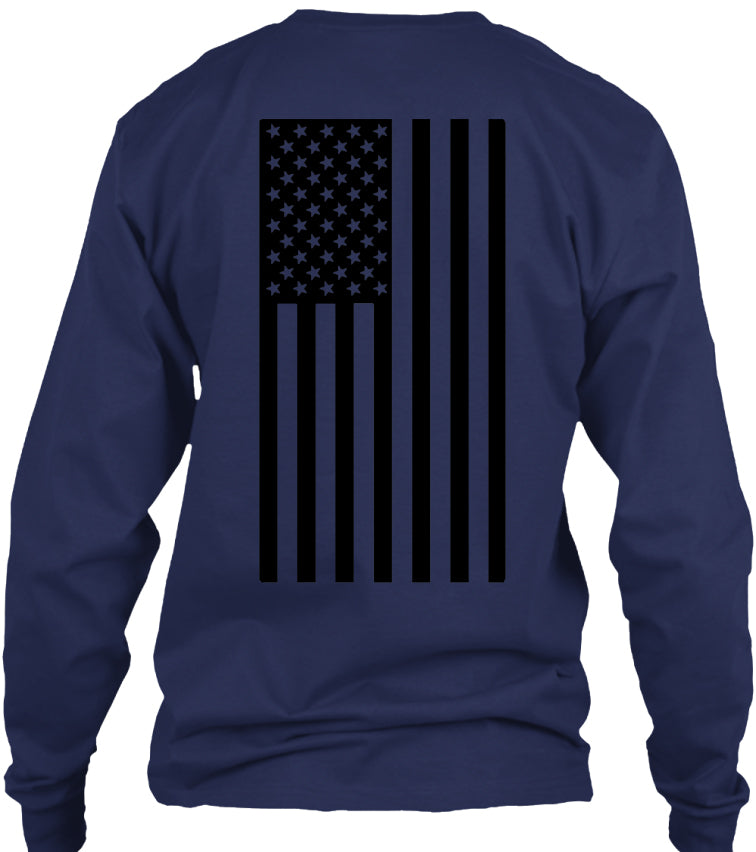 Gray American Flag T-shirt
