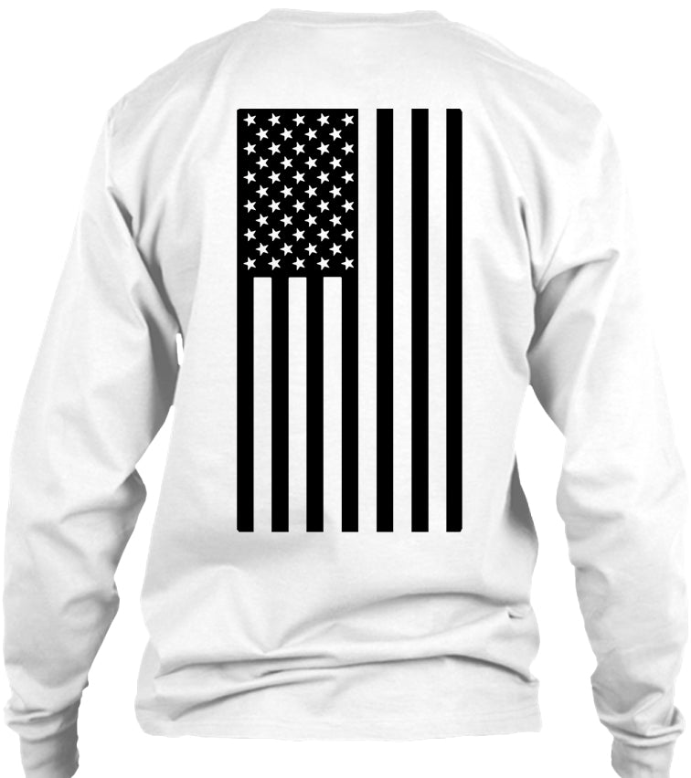 Gray American Flag T-shirt