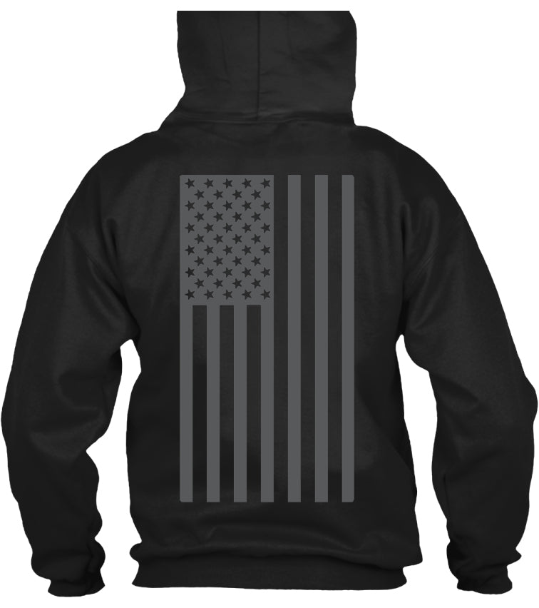 Gray American Flag T-shirt
