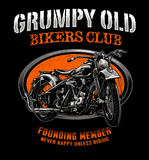Grumpy Old Bikers Club Motorcycle