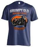 Grumpy Old Bikers Club Motorcycle (Front Print)