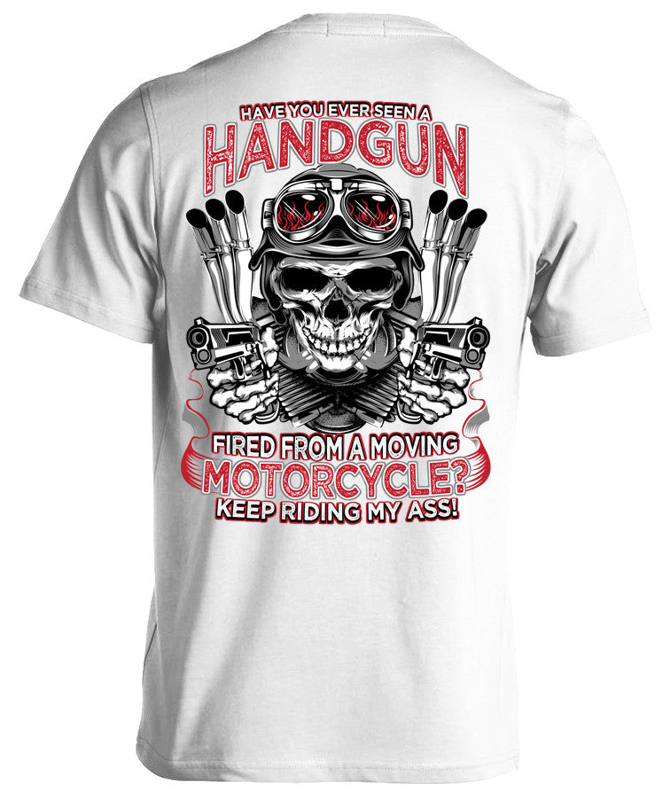 Have You Ever Seen A Handgun Fired From A Moving Motorcycle