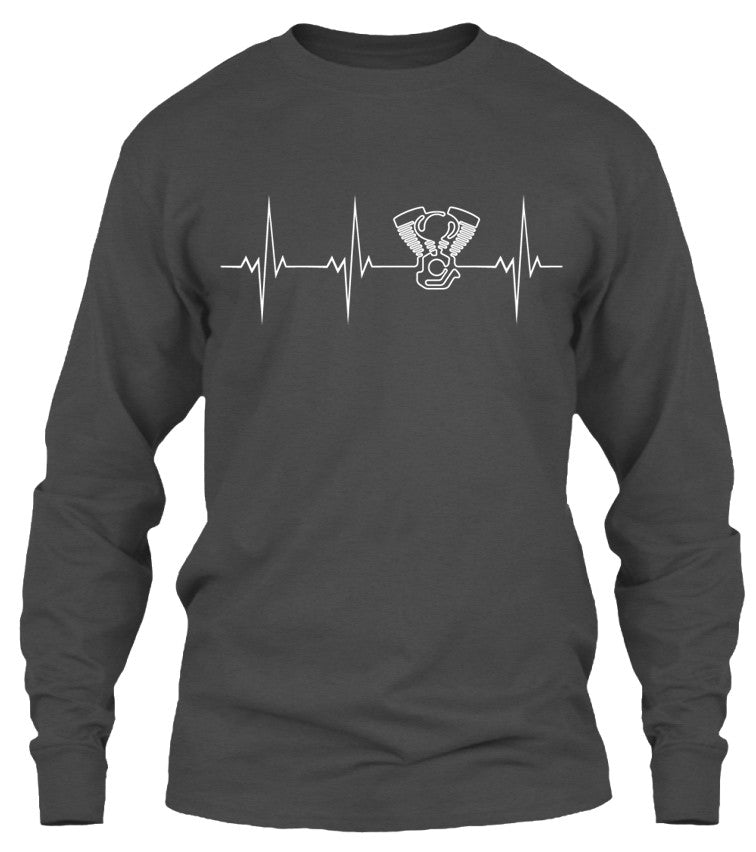 Heartbeat of a Biker V-twin Motorcycle Engine