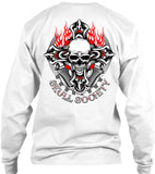 T-shirt - Biker Cross & Skull