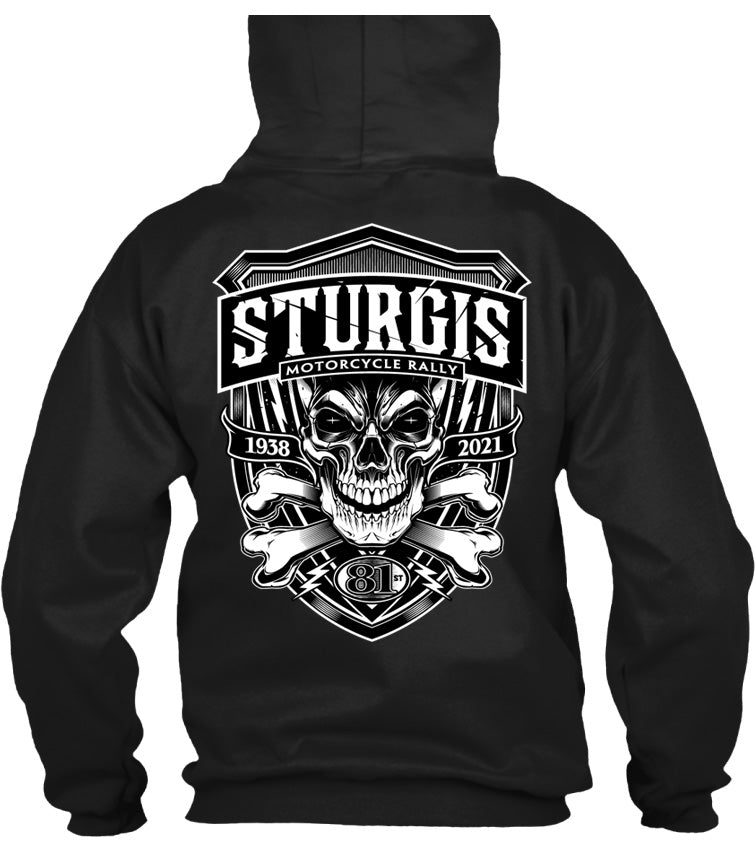 2021 Sturgis Motorcycle Rally Skull & Crossbones - 81st Anniversary