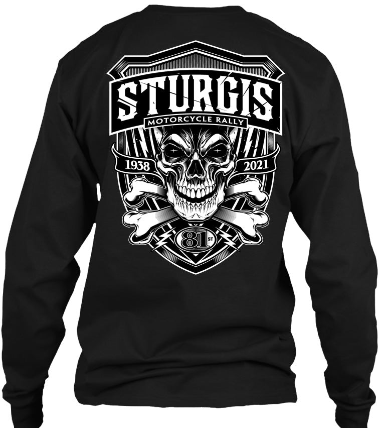 2021 Sturgis Motorcycle Rally Skull & Crossbones - 81st Anniversary