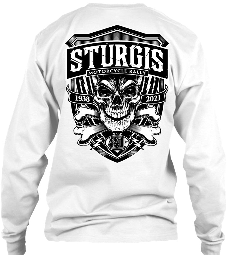 2021 Sturgis Motorcycle Rally Skull & Crossbones - 81st Anniversary