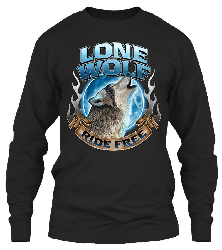 Lone Wolf, Ride Free (Front Print)