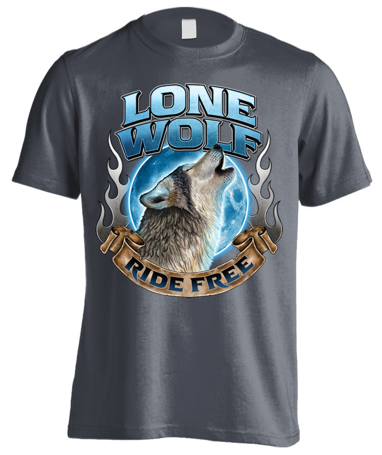 Lone Wolf, Ride Free (Front Print)