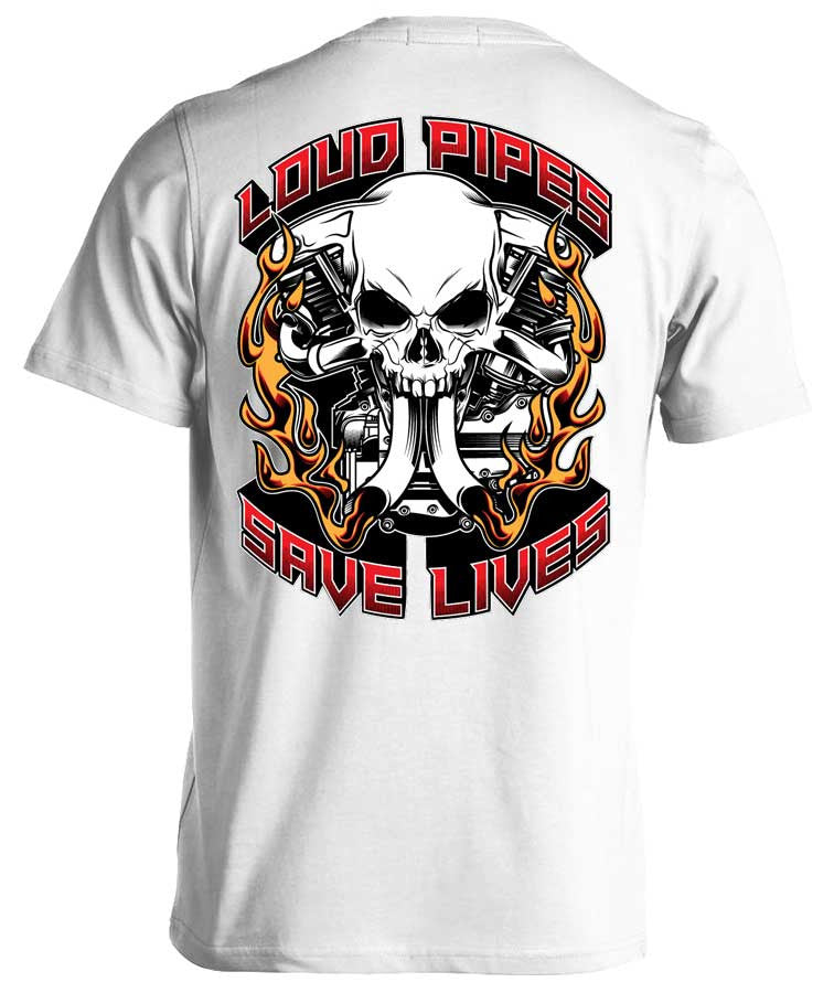 T-shirt - Loud Pipes Save Lives Spitfire