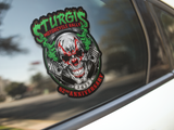 2022 Sturgis Rally Green Skull Clown 82nd Anniversary Decal