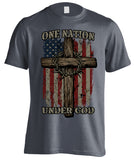 One Nation Under God T-shirt (Front Print)