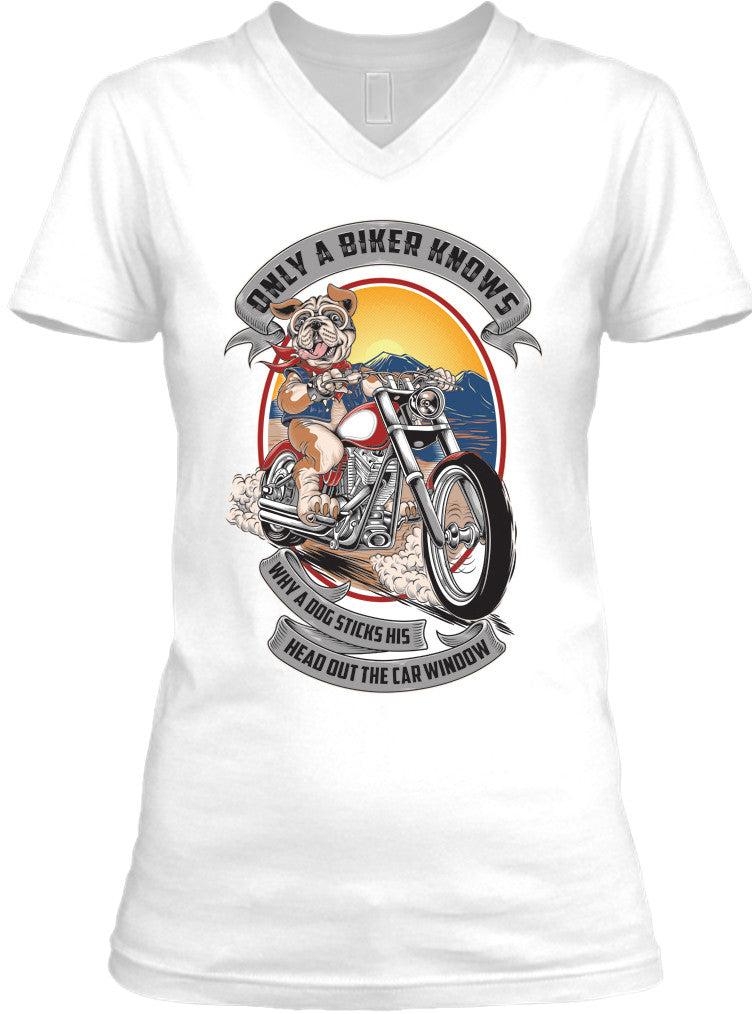 Only A Biker Knows Why A Dog Sticks His Head Out (Ladies)