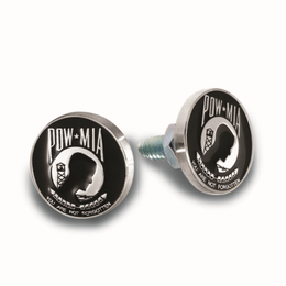 POW/MIA Motorcycle License Plate Bolts