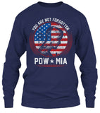 POW/MIA You Are Not Forgotten T-shirt (Front Print)