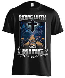 T-shirt - Riding With The King (Front Print)