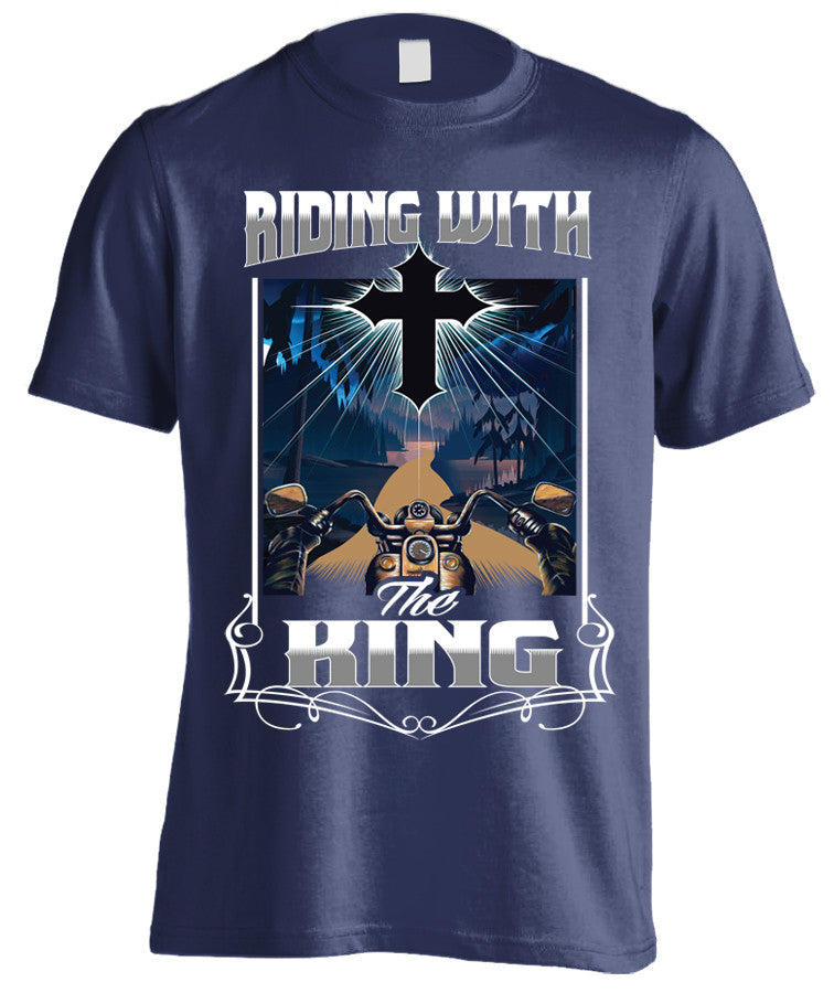 T-shirt - Riding With The King (Front Print)