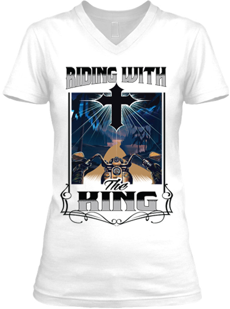 T-shirt - Riding With The King (Ladies)