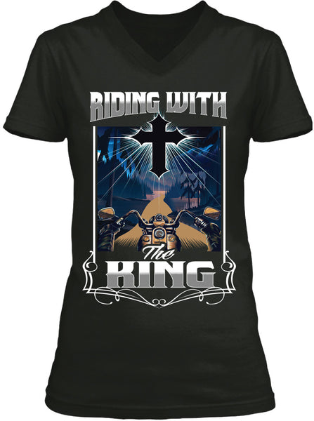 T-shirt - Riding With The King (Ladies)