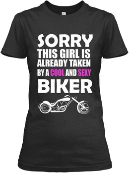 T-shirt - Taken By A Cool And Sexy Biker