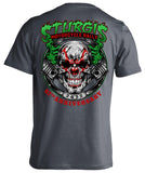 2022 Sturgis Motorcycle Rally Green Skull Clown - 82nd Anniversary T-shirt