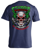2022 Sturgis Motorcycle Rally Green Skull Clown - 82nd Anniversary T-shirt