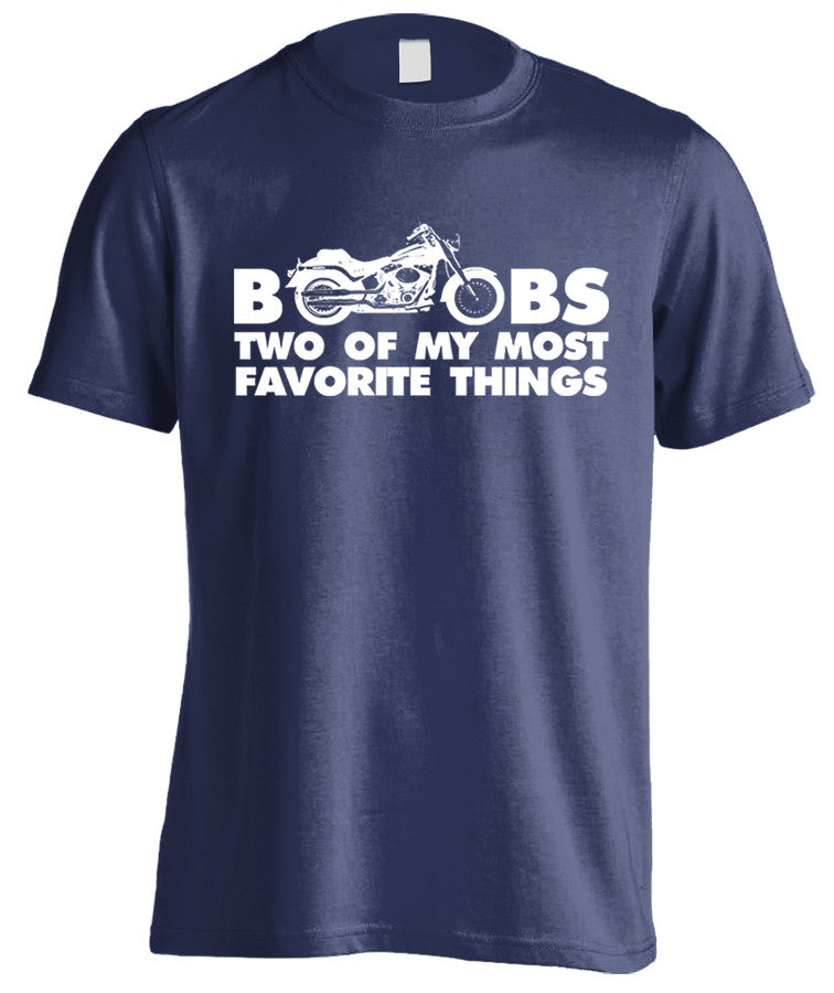 T-shirt - Boobs & Motorcycles - Two Of My Most Favorite Things