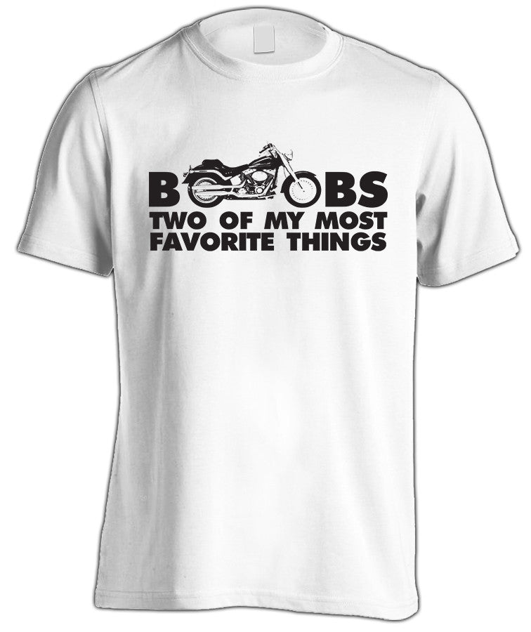 T-shirt - Boobs & Motorcycles - Two Of My Most Favorite Things