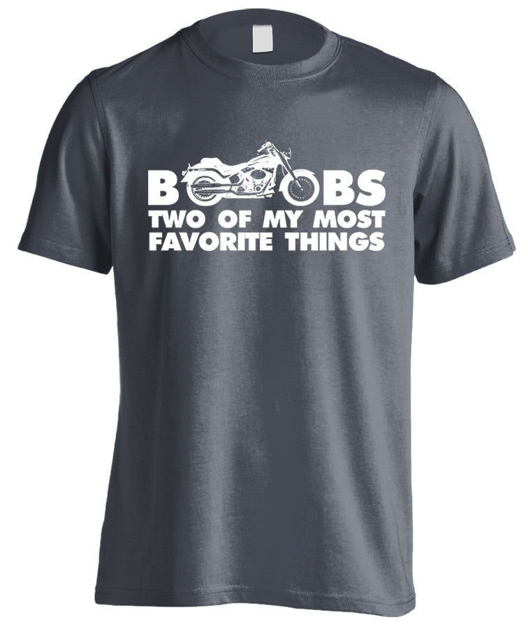 T-shirt - Boobs & Motorcycles - Two Of My Most Favorite Things