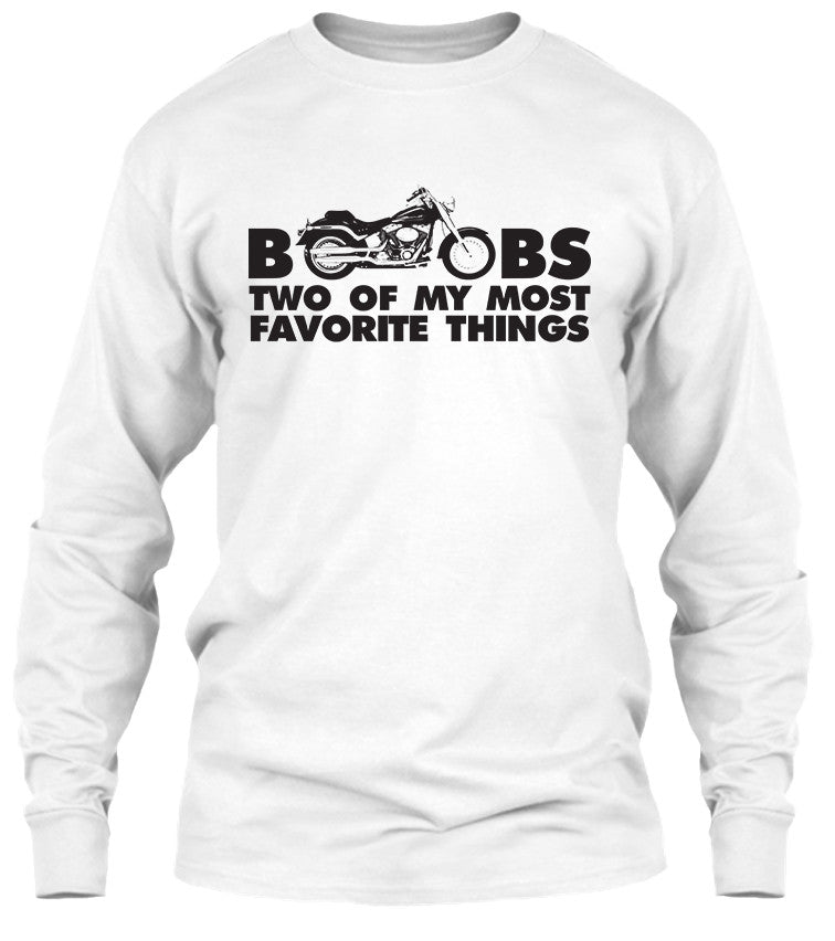 T-shirt - Boobs & Motorcycles - Two Of My Most Favorite Things